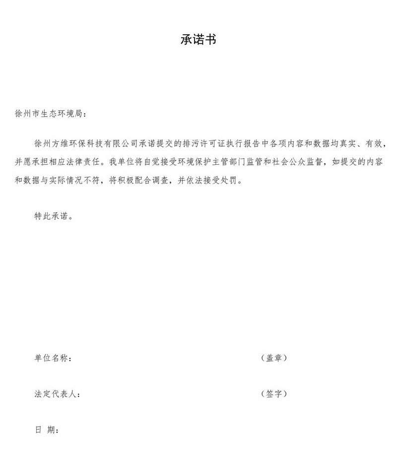 2024年排污许可证执行报告