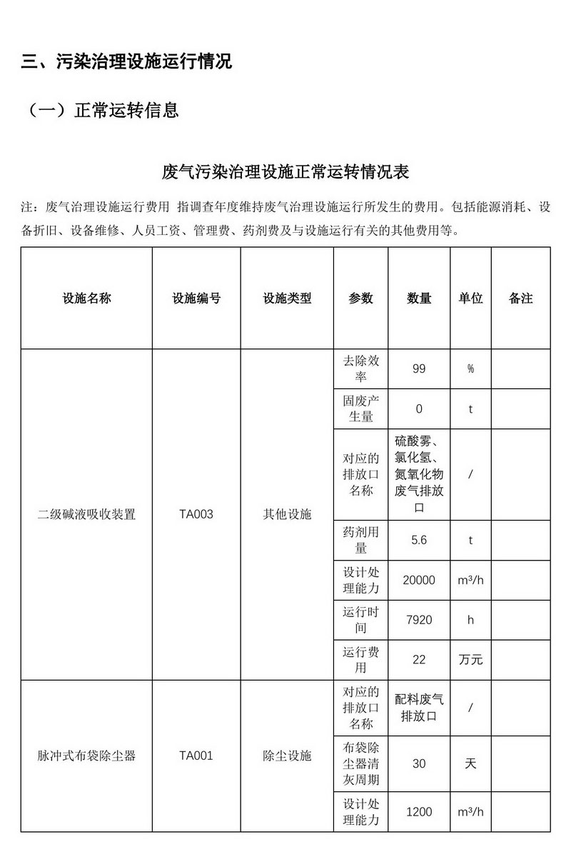 2024年排污许可证执行报告